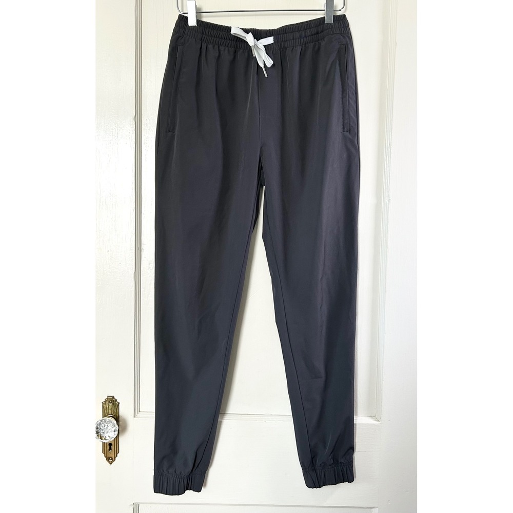 Cove Men's Athletic Joggers Gunmetal Charcoal Gray M Gym Workout Active Casual